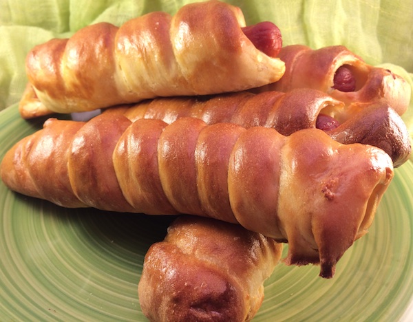 Stuffed Pretzel Dogs