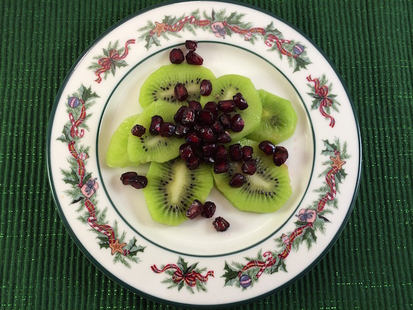 kiwi and pomegranate