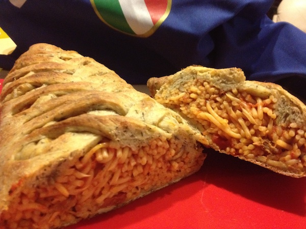 Stuffed Spaghetti Bread